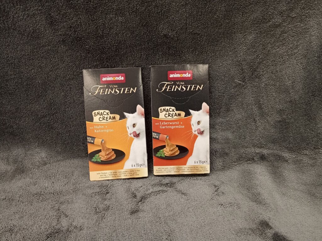 Animonda Snack Creme Leberwurst+Gartengemüse/ Huhn+ Katzengras