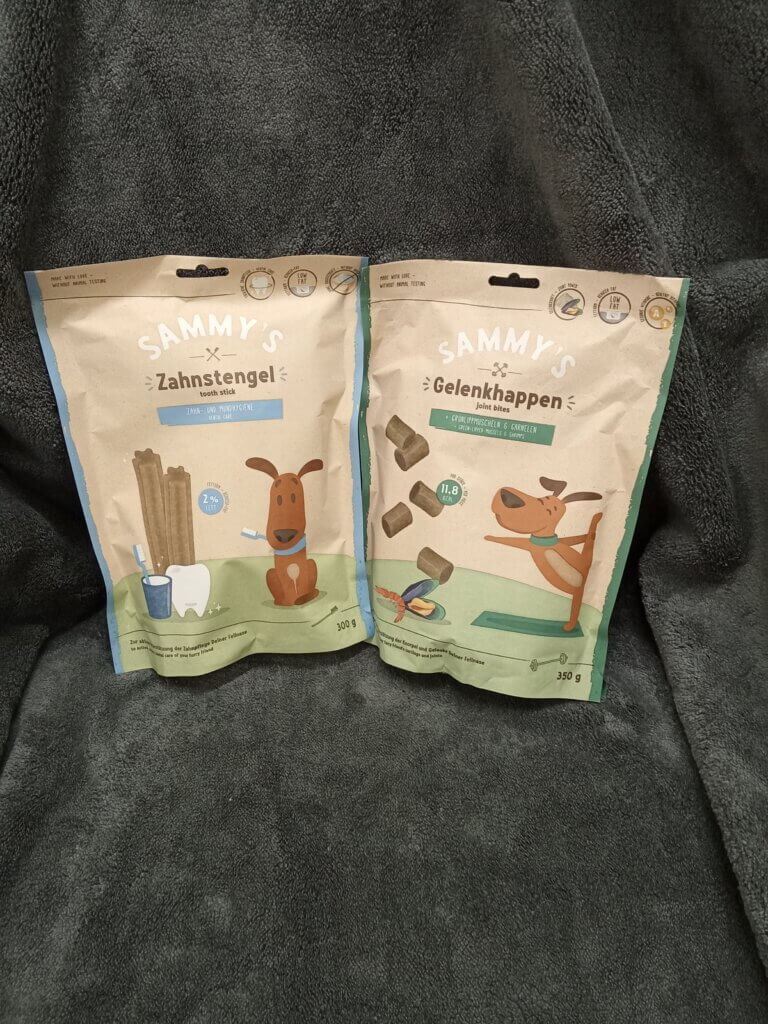 Sammy’s Zahnstengel und Gelenkhappen